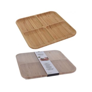 Ares bambusz tálaló tál