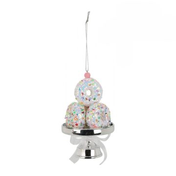 Cupcake színes karácsonyfa dísz