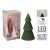 Christmas tree ledes gyertya 15 cm zöld