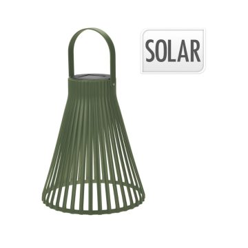 Relic szolár lámpa 23 cm zöld