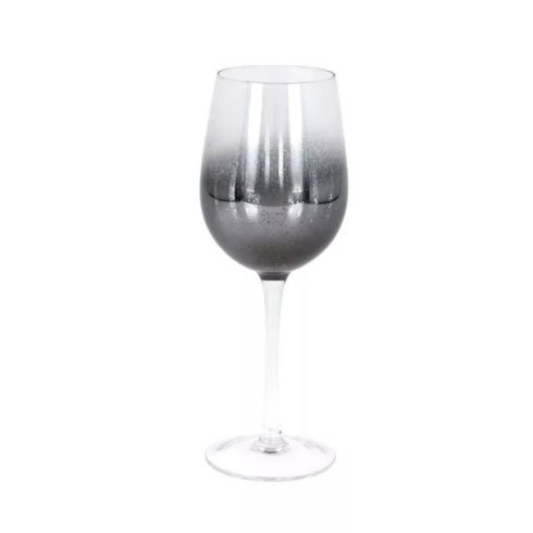 Belle ombre boros pohár fekete csillám hatással 420ml