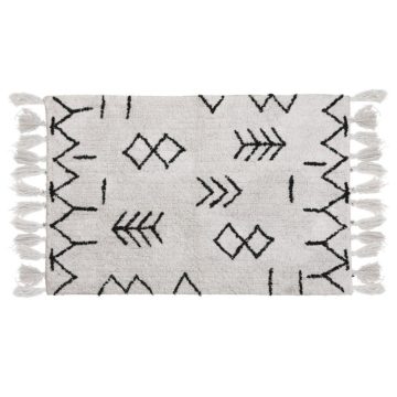 Zigzag pamutszőnyeg 60x90 cm	