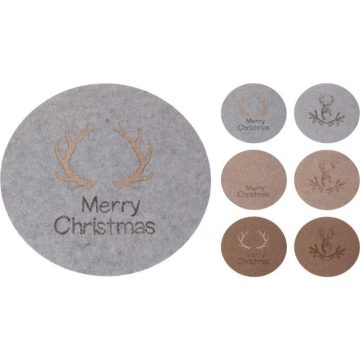 Veikko karácsonyi rénszarvasos tányéralátét 38 cm