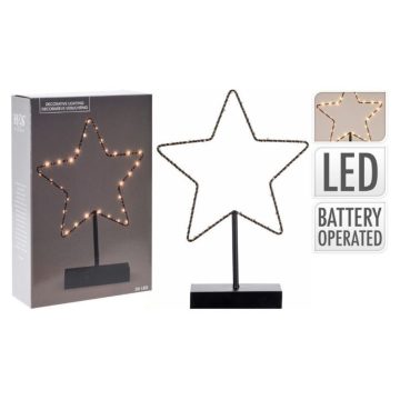 Lotta asztali LED dekoráció csillag 22 cm